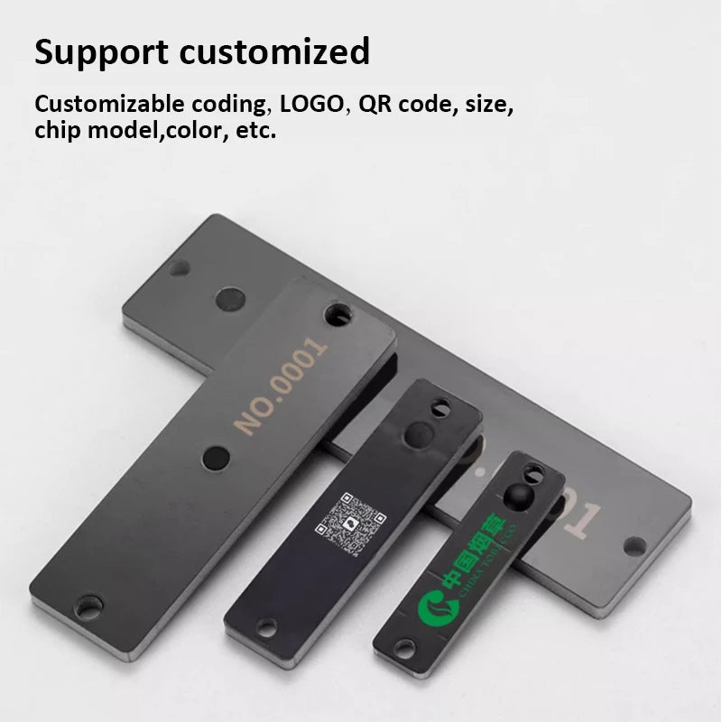 5PCS IP68 Waterproof Long Range RFID UHF Anti-Metal Tags 860-960mhz High-Temperature Resistant And ISO18000-6C PCB Tags Sticker Vue