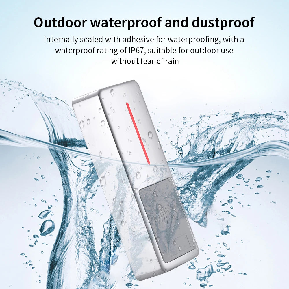 Waterproof Wifi Support Tuya App Access Control 125Khz/13.56Mhz RFID Card Biometric Fingerprint Access Control Keypad Vue