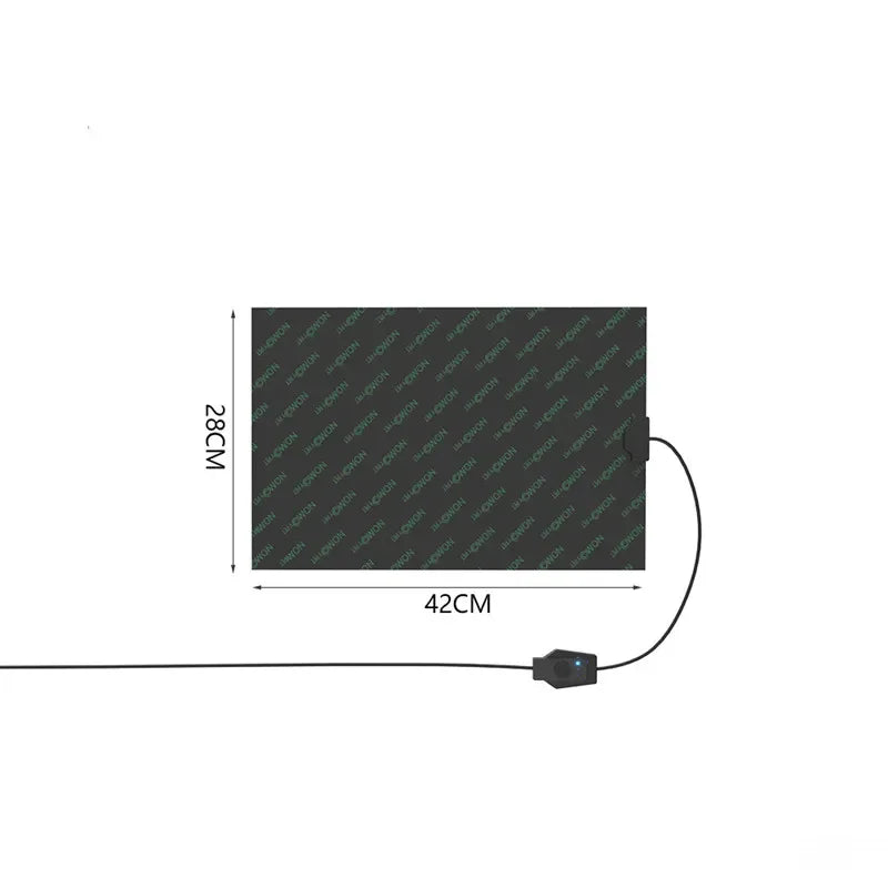 5-48W Reptile Terrarium Heat Mat Climbing Pet Heating Warm Pads Adjustable Temperature Controller Mats Pet Climbing Warm Pads Vue 38w