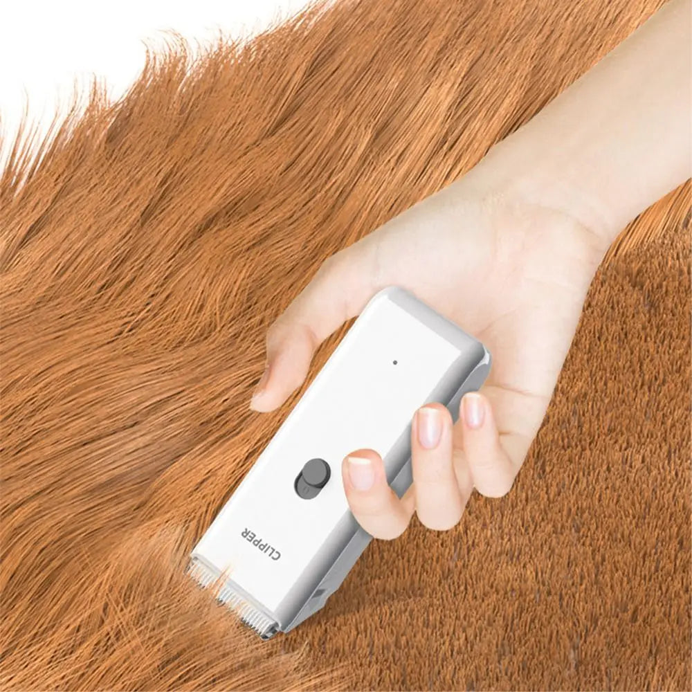 Pet Haircutting Professional Dog Hair Clipper Waterproof Wireless Pet Hair Trimmer Low Noise Mute Cat Grooming Clipper Home Use Vue