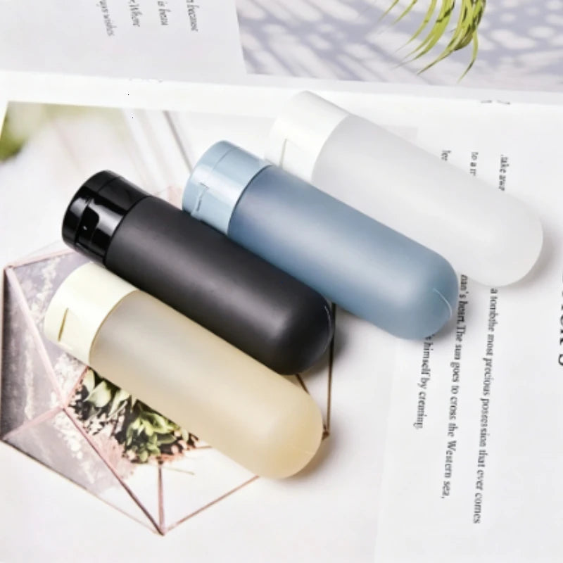 Frasco de Viagem Portátil de 60ml à Prova de Vazamento para Loção, Sabonete Líquido, Shampoo e Gel de Banho - Frasco Vazio Vue