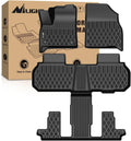 Nilight TPE Floor Mats for Chevy Traverse GMC Acadia 7 Seats 2024-2026 & Buick Enclave 7 Seats 2025 2026 All Weather Custom Fit Heavy Duty Floor Liners Vue United States black