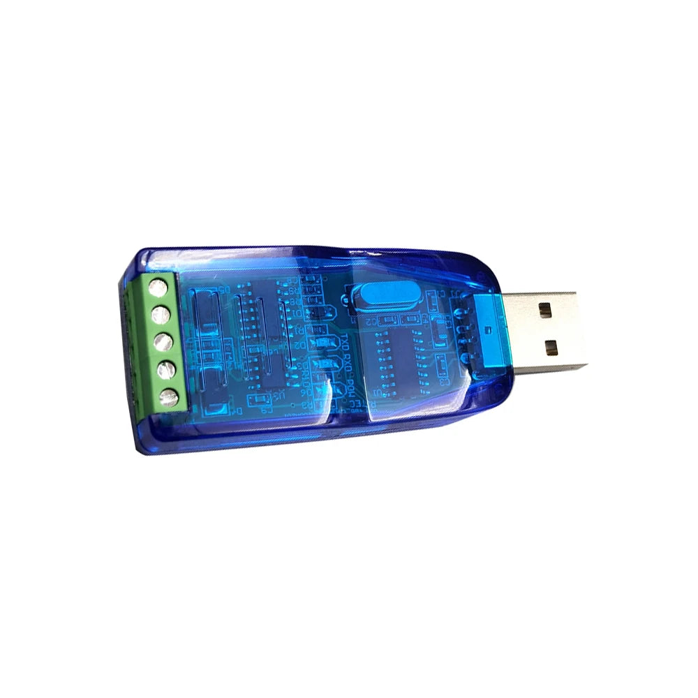 USB to RS485 Serial Adapter CH340 Industrial 5V Output 15KV ESD 600W Surge TVS Anti-Reverse Protection Adapter for Windows Linux Vue