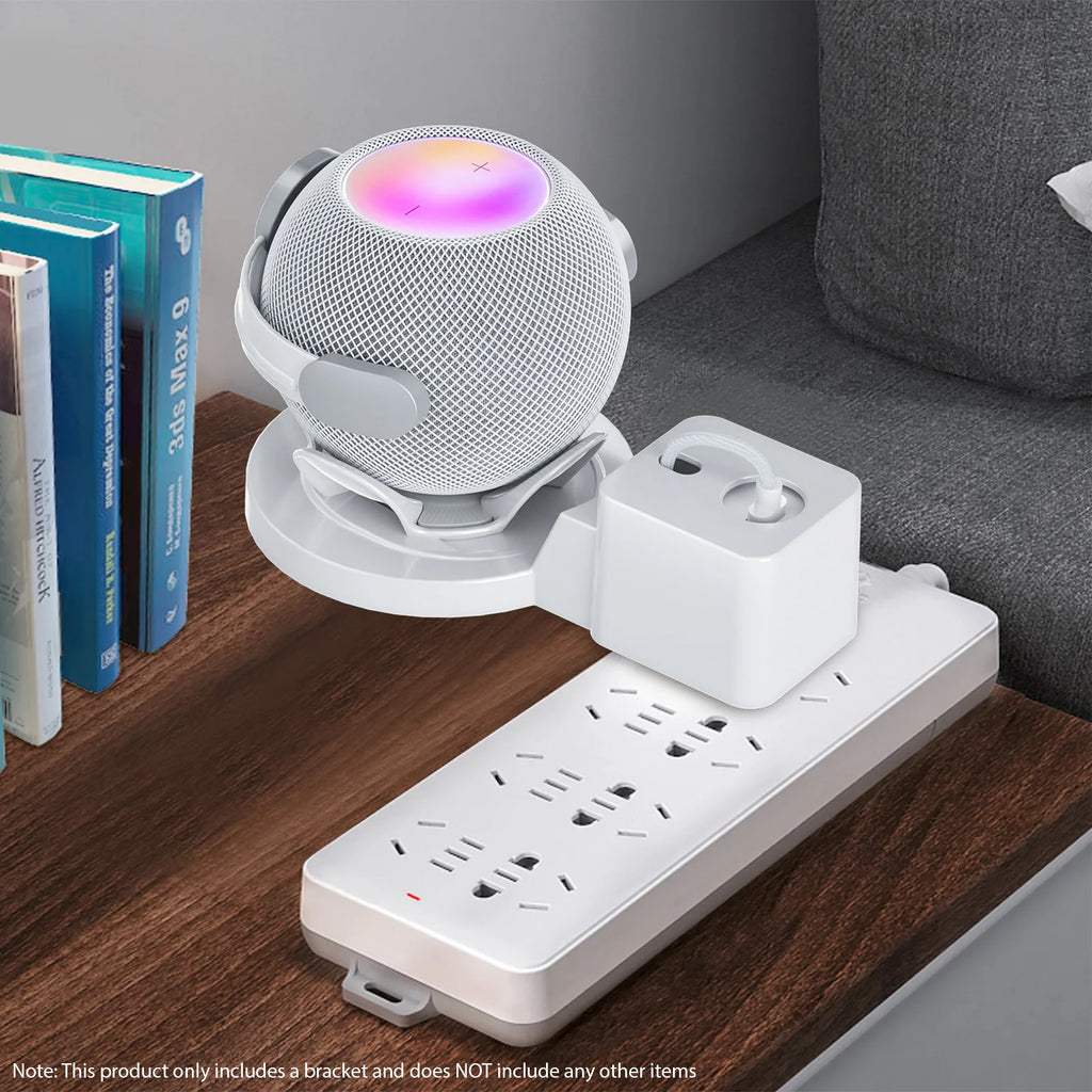 Wall-mounted Smart Speaker Stand Suitable for Home Pod Mini Audio Stand with Power Cord Management Smart Home Audio Accessories Vue