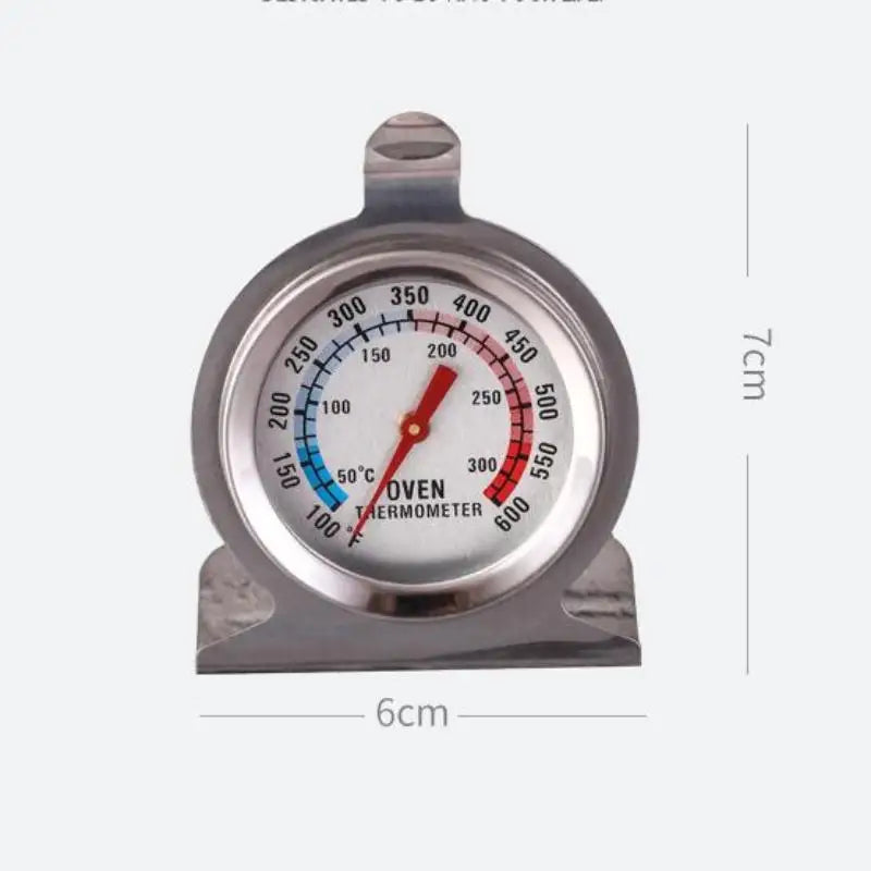 Stainless Steel Oven Thermograph 300°C Stand Up Temperature Meter Mini Dial for Baking Bread Meat Cakes in Home Vue