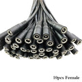 10pcs 5.5x2.1 Plug DC male or Female Cable Wire Connector For 3528 5050 LED Strip Light Vue female
