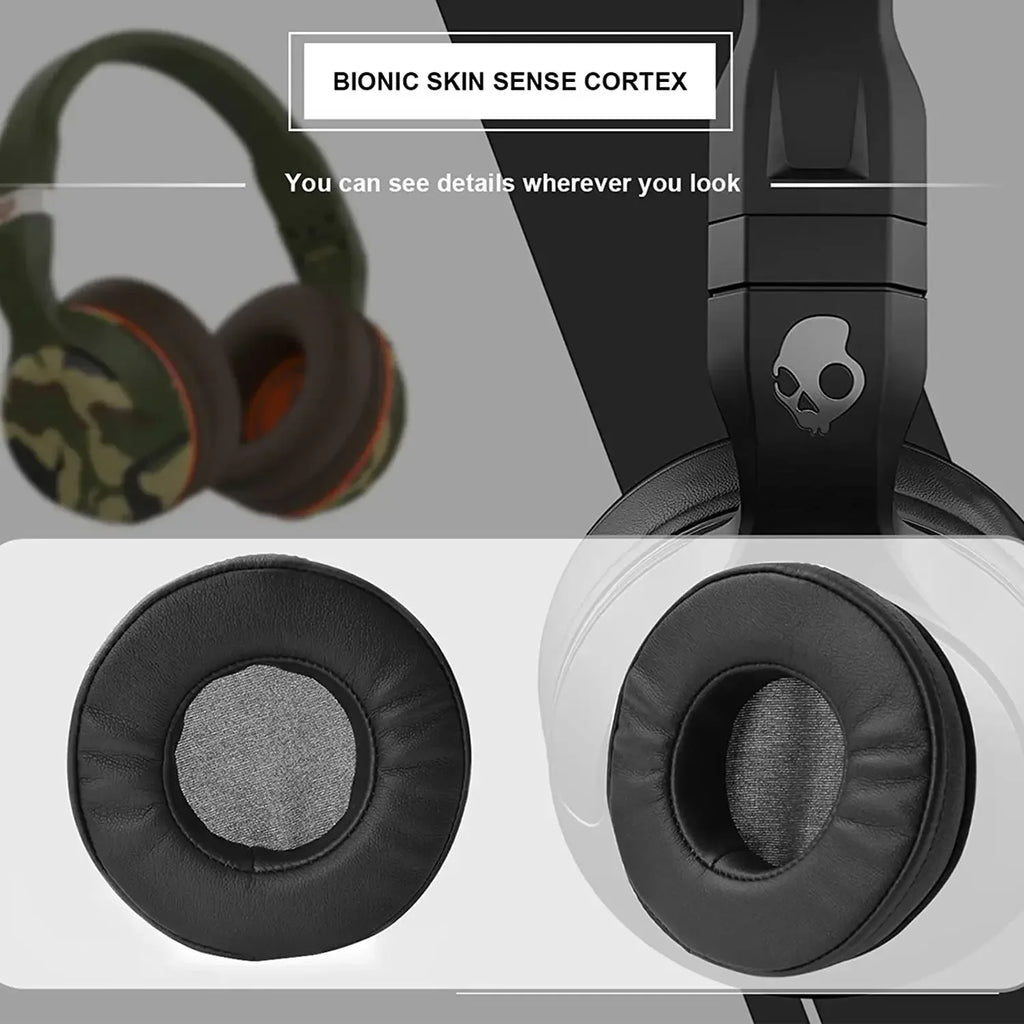 HESH2.0 Replacement Earpads Hesh Ear Cushions Cover Compatible with Skullcandy Hesh 2 Headphones Vue