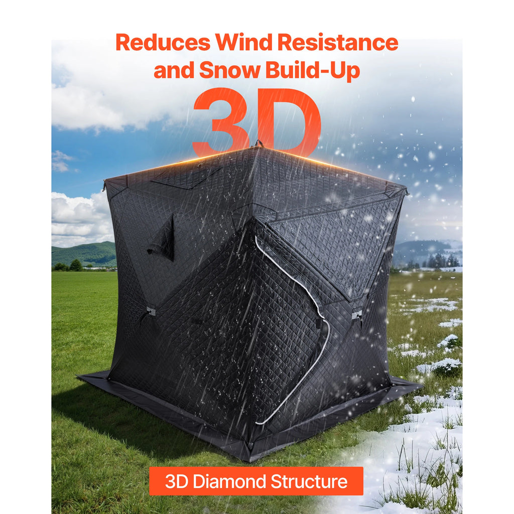 4-Person Portable Outdoor Sauna Tent | Steam & Dry | Camping Portable Sauna Tent Vue
