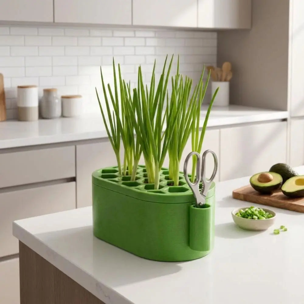 Automatic Watering Green Onion Regrow Kit Soil-Free Fast Regrowth Hydroponic Planting Pots Continuous Harvest Vue