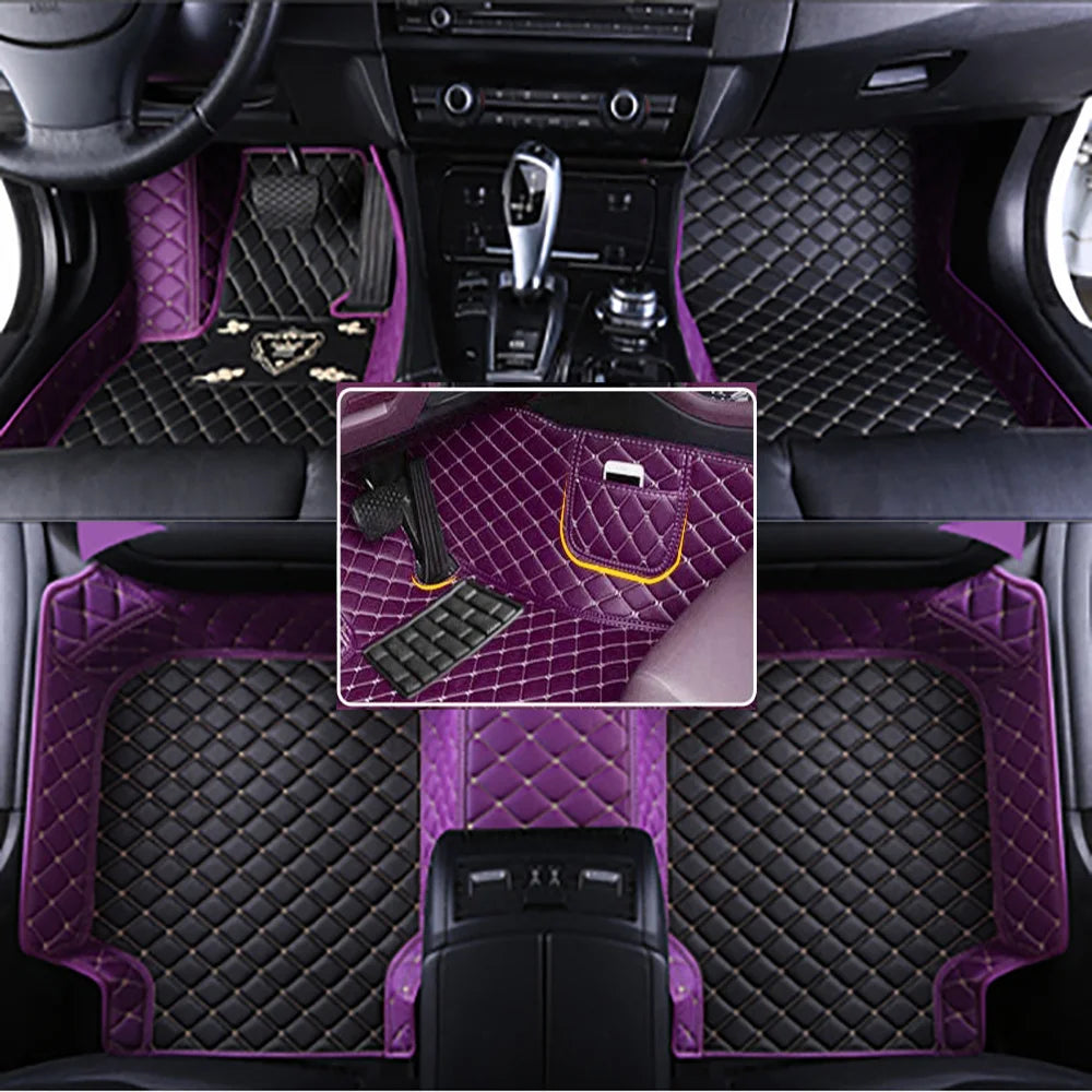 Custom Car Floor Mats For Cadillac Escalade Auto Carpets Foot Coche Accessorie Floor Liners Vue