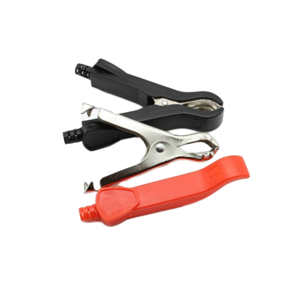 10PCS 30A Red+Black 90mm Crocodile Car Battery Test Clips Emergency Start Power Alligator Clips Connector Vue