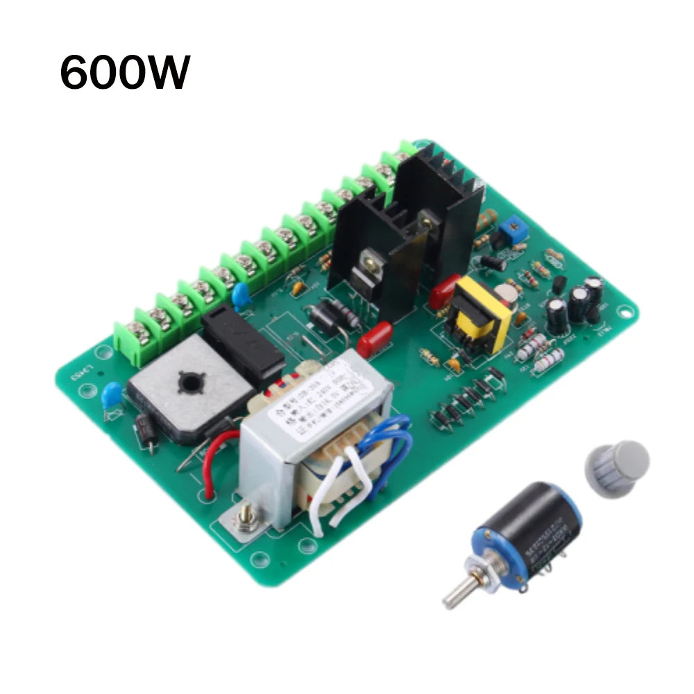 SCR-08 DC Motor Speed Control Module AC220V 3.5A Motor Speed Governor 500W/600W/800W Motor Speed Regulator with Potentiometer Vue