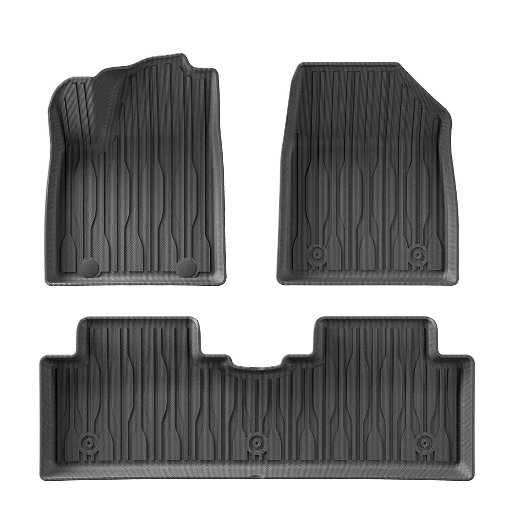 Smabee Left Drive for BYD ATTO2 EV/Yuan UP 2024-2025 Car Floor Mats Cargo Liner Trunk Pad TPE Foot Mat Waterproof Accessories Vue LHD 3PCS