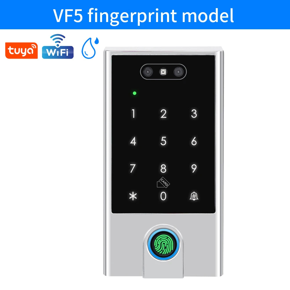 Smart tuya wifi Face Recognition Access Control Machine ID / IC Version Metal Belt Waterproof Fingerprint Control System Vue VF5 ingerprint