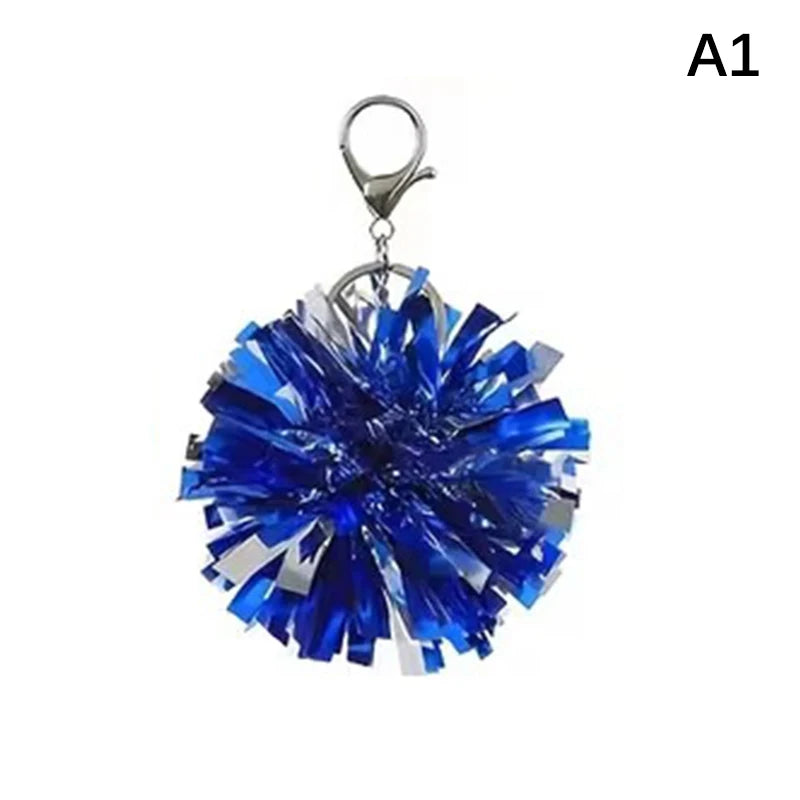 Colorful Cheer Pom Keychains Cheerleader Cheerleading Keyring Charm Vue Other A1