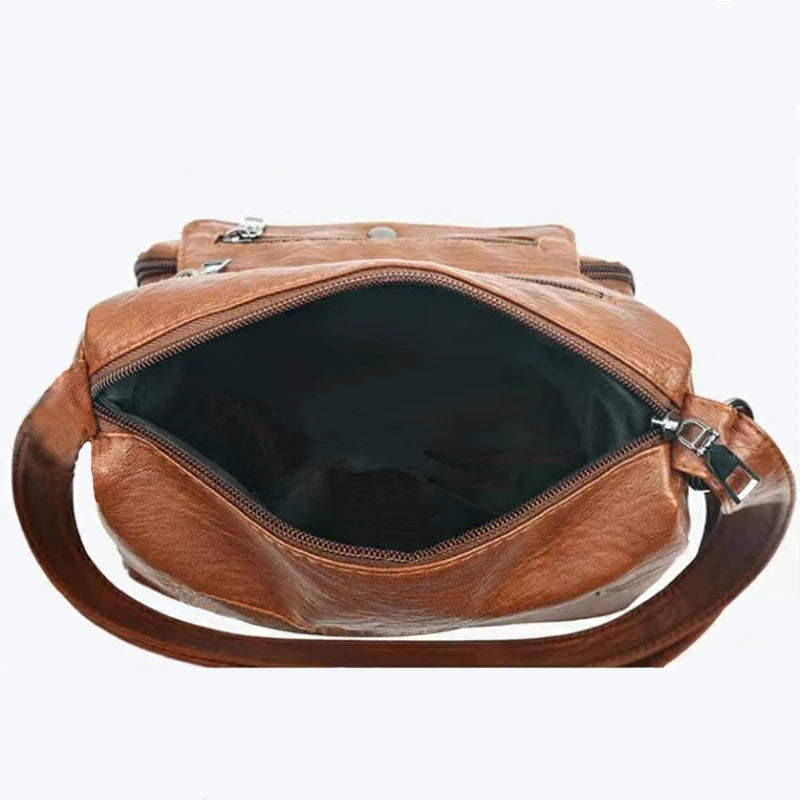 Neutral Rectangular Bag Men Women Crossbody Large Capacity Casual