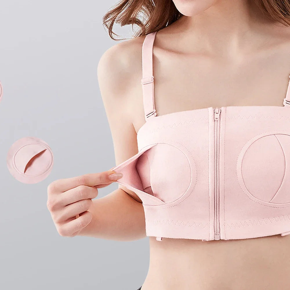 Device Fixed Belt Artifact New Hands Free Breastsucking Bra Breastfeeding Underwear Collection Breastsucking Vue