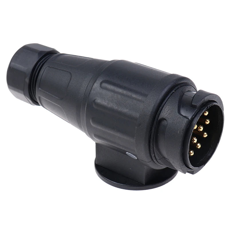 12V 13 Pin Trailer Plug Waterproof Trailer 13 Pole Electrical Connector Vue