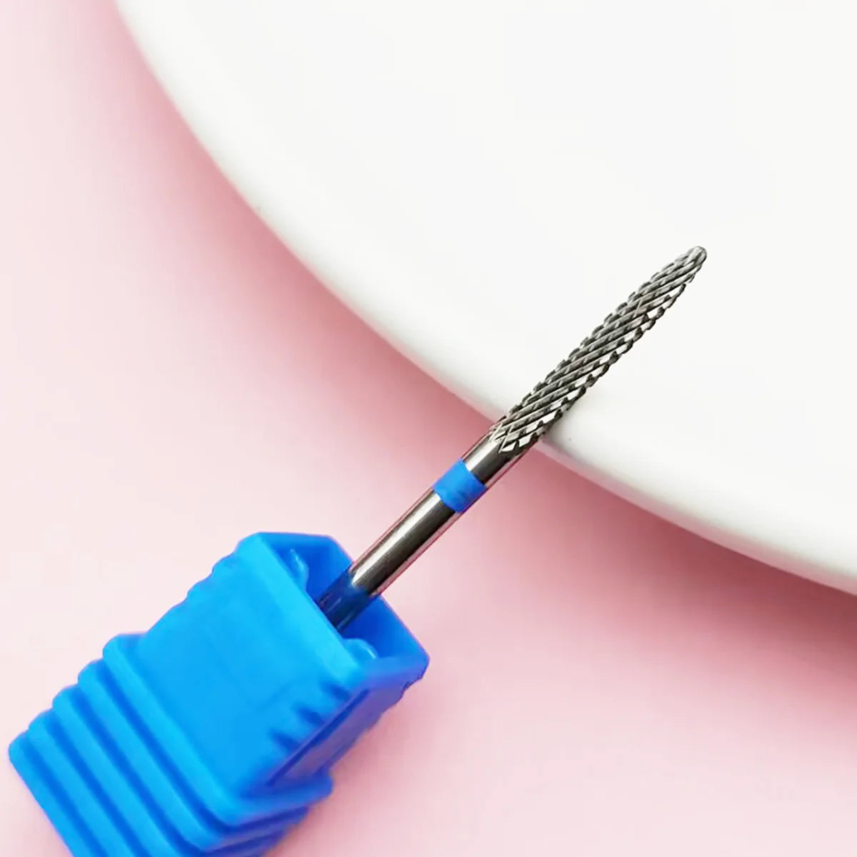 1/2Pcs Carbide Cuticle Clean Nail Bit Cone Nail Drill Bits Electric Grinding Burr Manicure Drills Nails Accessories Tools Vue