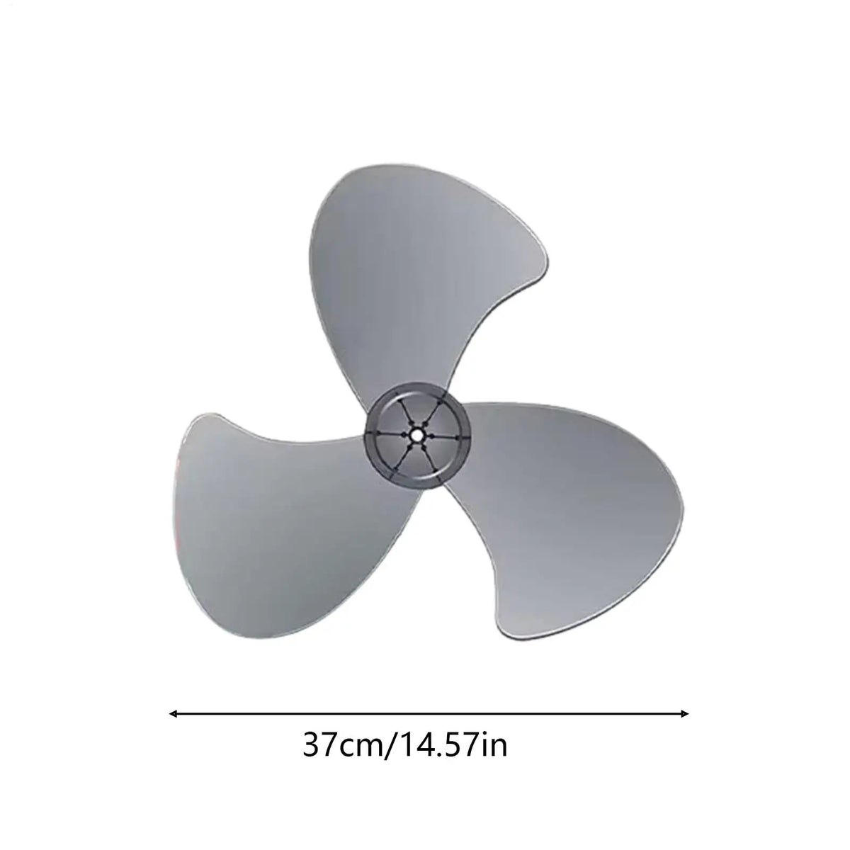 16 Inch Universal Fan Blade Replacement Electric Fan Leaves with Nut Cover 3 blades for Desk Office Dorm Home Indoor Use Vue