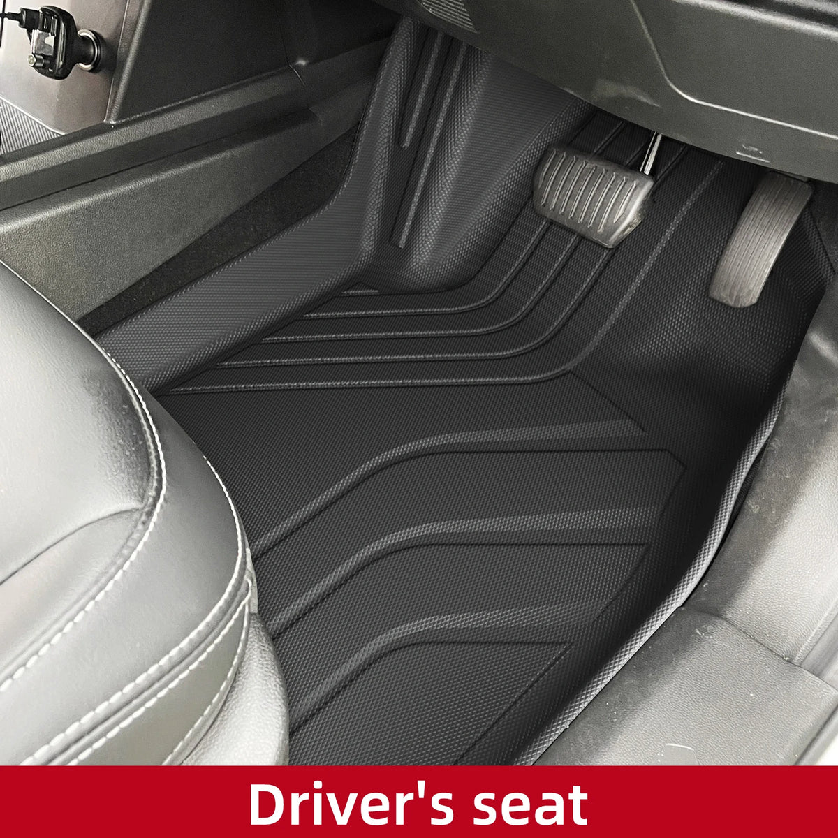 Right Drive for Haval Jolion RHD 2021-2026 Car Floor Mats 3PCS/Set TPE 3D Foot Pad All Weather Accessories Black Vue