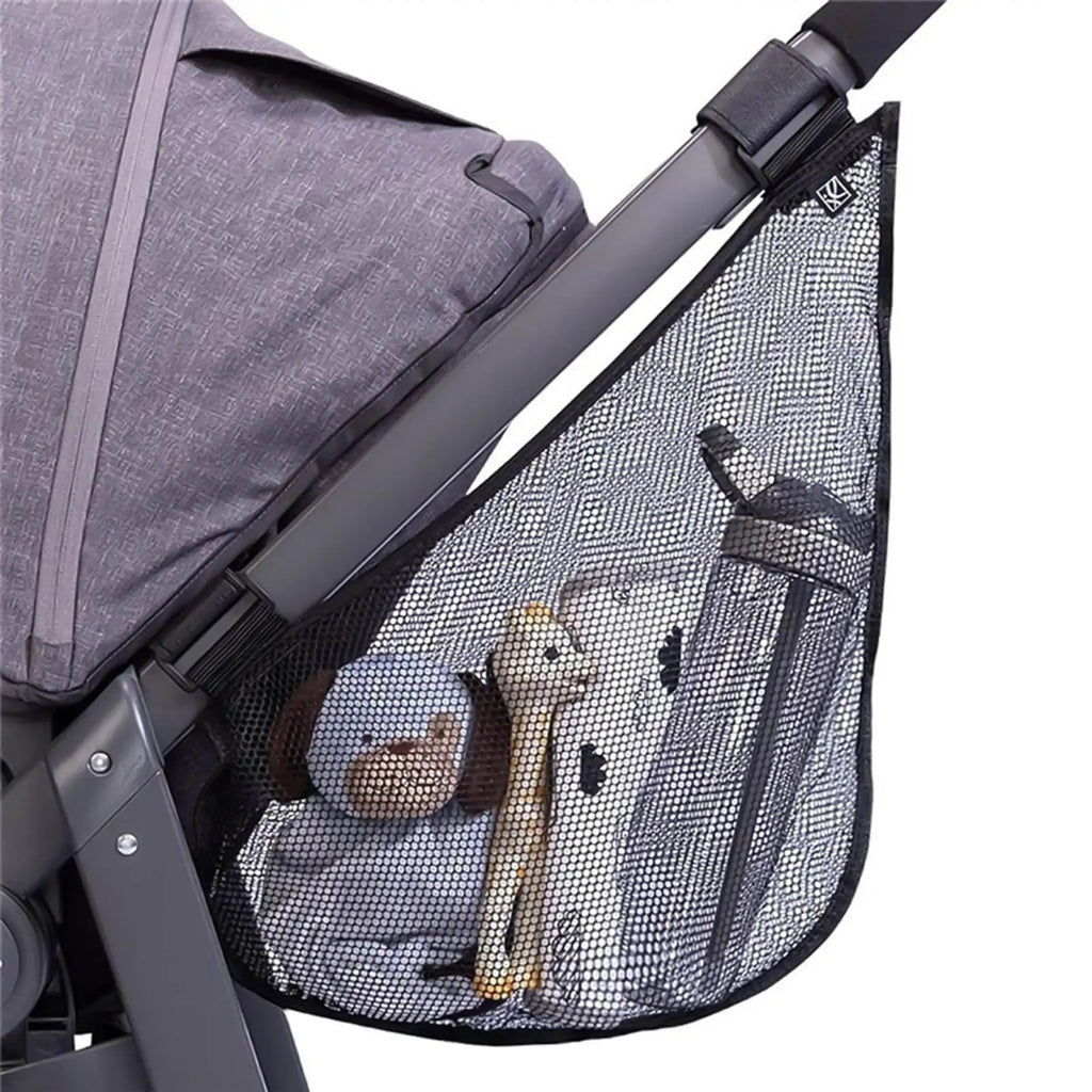 Stroller Sling Adjustable Straps Universal Non-Slip Side Sling Stroller Cargo Net for Travel Walking Outings Camping Picnic Vue