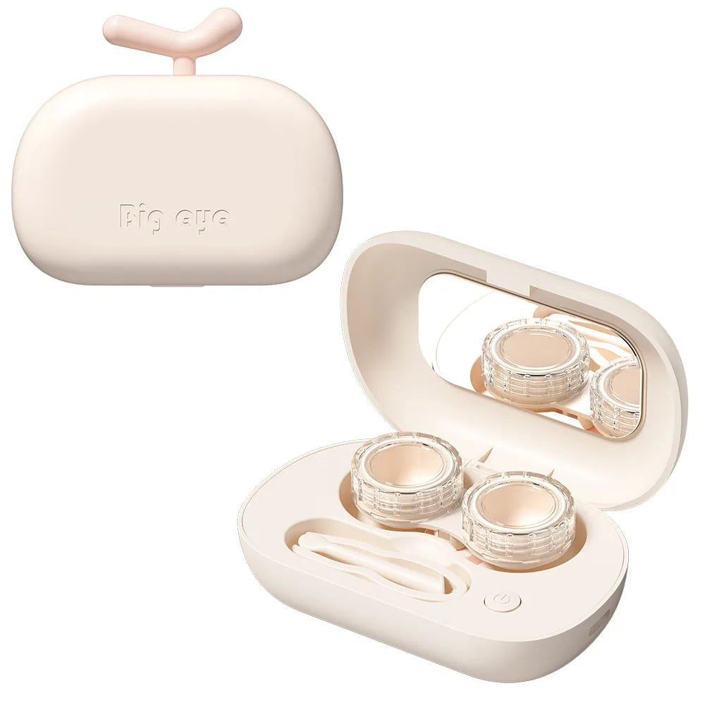 Ultrasonic Contact Lens Cleaner Portable Automatic Washer & Contact Lens Cleaner Machine for Gym, Sports, Travel,Daily Eye Care Vue Magnetic model