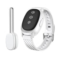 Portable Kids Bedwetting Alarm Wireless USB Rechargeable Wearable Vibration Reminder For Children Potty Training Elderly Baby Vue White