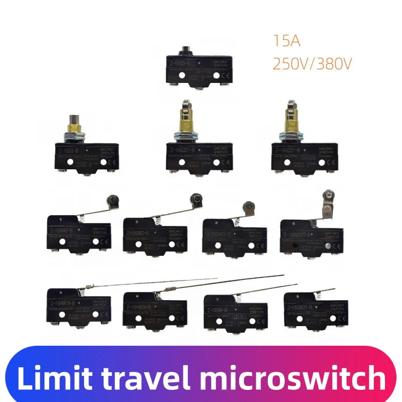 Limit travel microswitch Z-15GW22-B GW2-B GD-B GQ-B GQ22-B self reset microswitch Can be used for LXW5-11G Vue