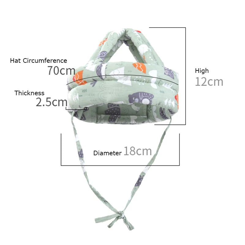 Cap Anti-collision Soft Comfortable Head Security & Protection Adjustable Hats Baby Toddler Protective Hat Baby Safety Helmet Vue