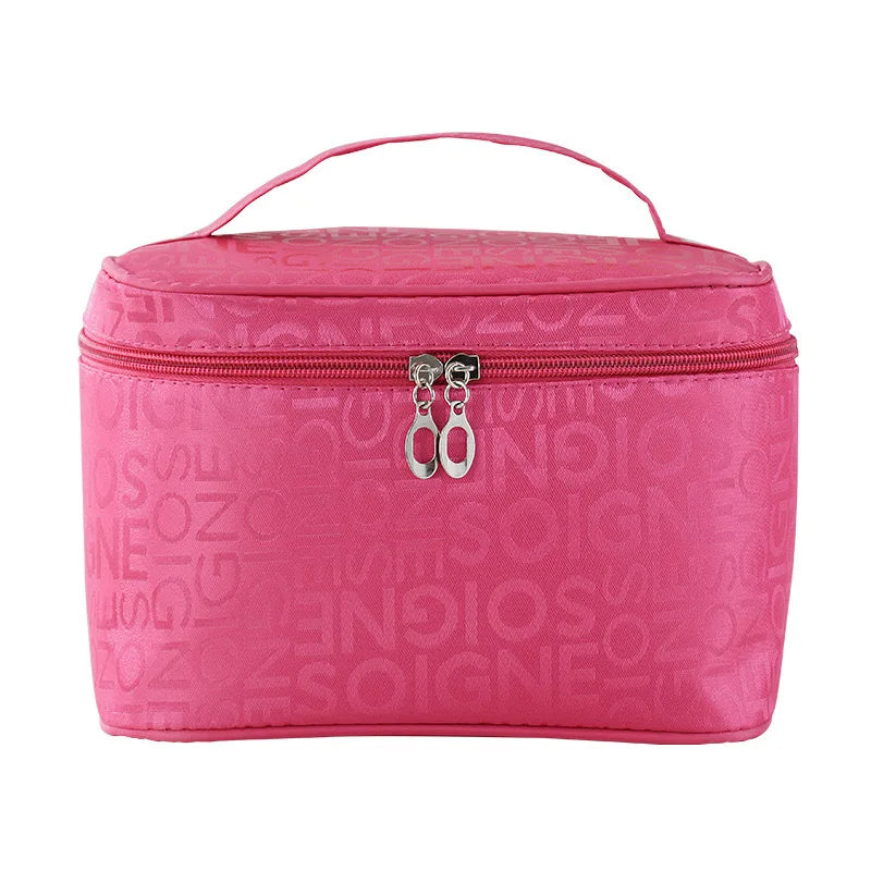 Women'S Makeup Bag Large Capacity Cosmetics Storage Bag Foldable Toilet Wash Bag Travel Essentials Handheld Cosmetic Bag Vue