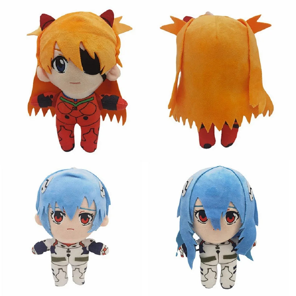 Classic Ayanami Rei Plush Toy Doll Cartoon Anime Plush Toy Kawaii Evangelion Plush Doll EVA Soft Stuffed Room Decor Xmas Gifts Vue