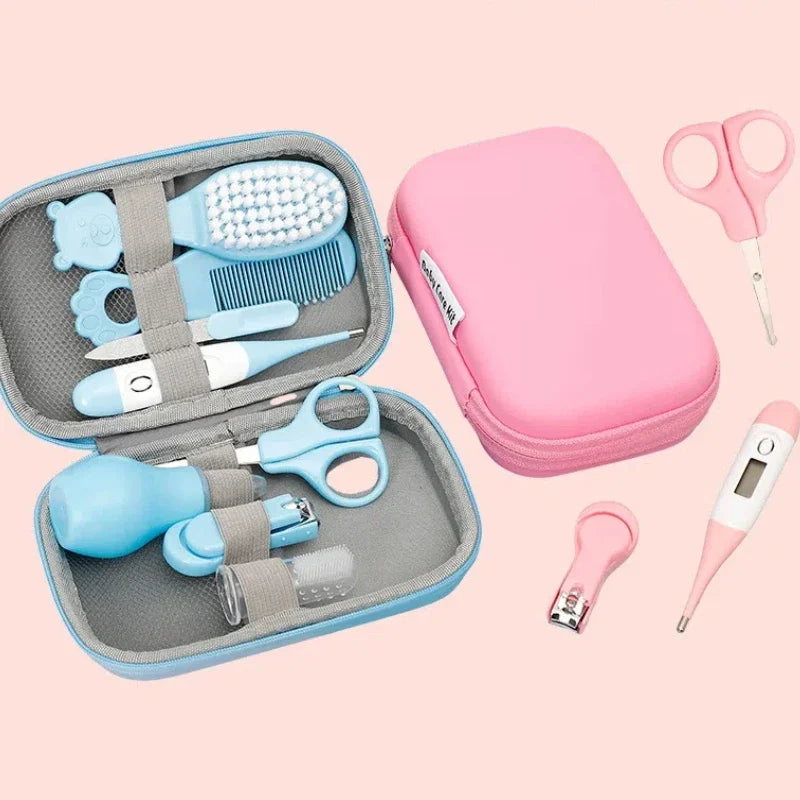 vvocci Child Care Cleaning Set Nail 8PCS Clippers Comb Massage Soft Bristle Brush Set Kit Vue