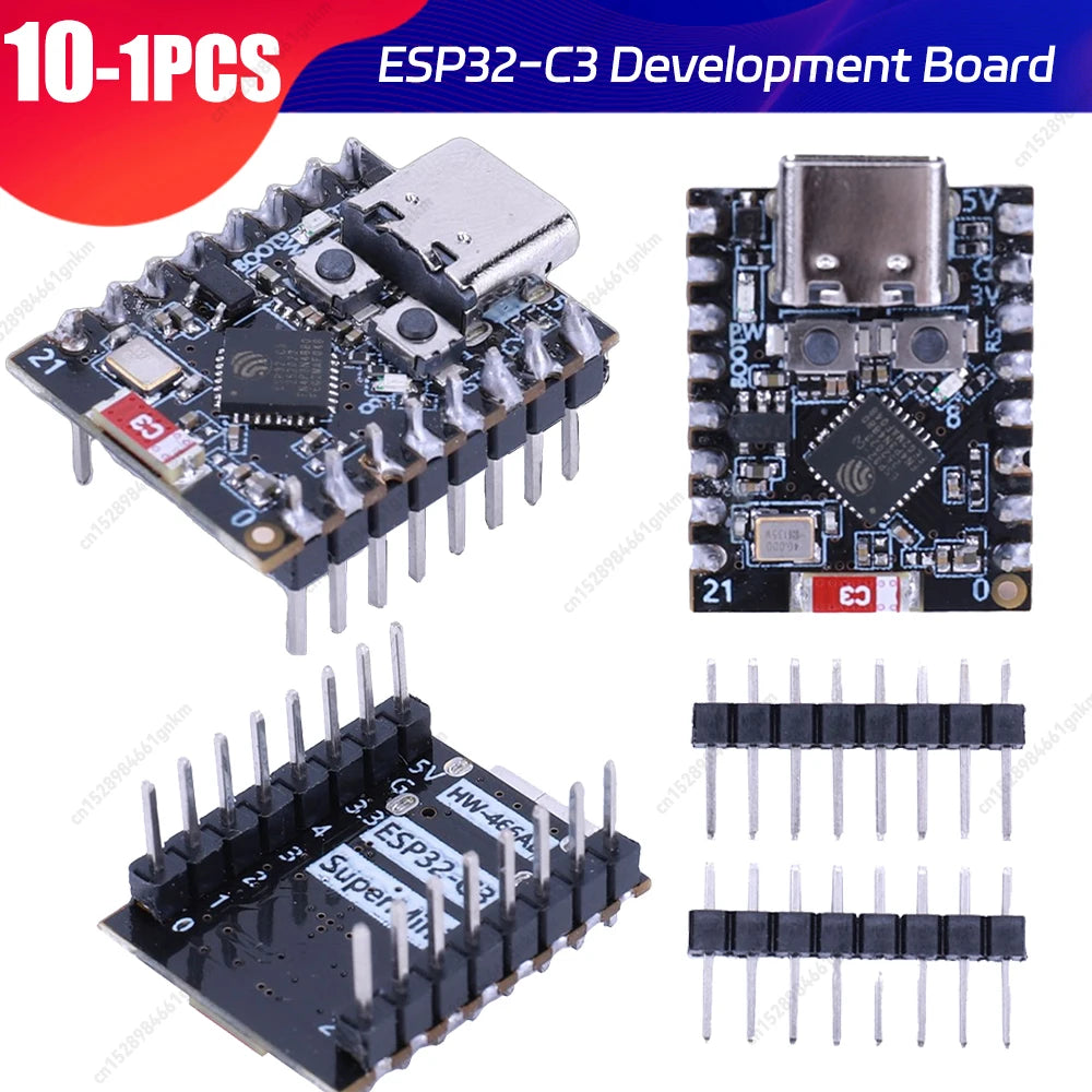 1-10PCS ESP32-C3 Development Board ESP32 C3 SuperMini WiFi Bluetooth-Compatible Board Development Board CORE Board for Arduino Vue