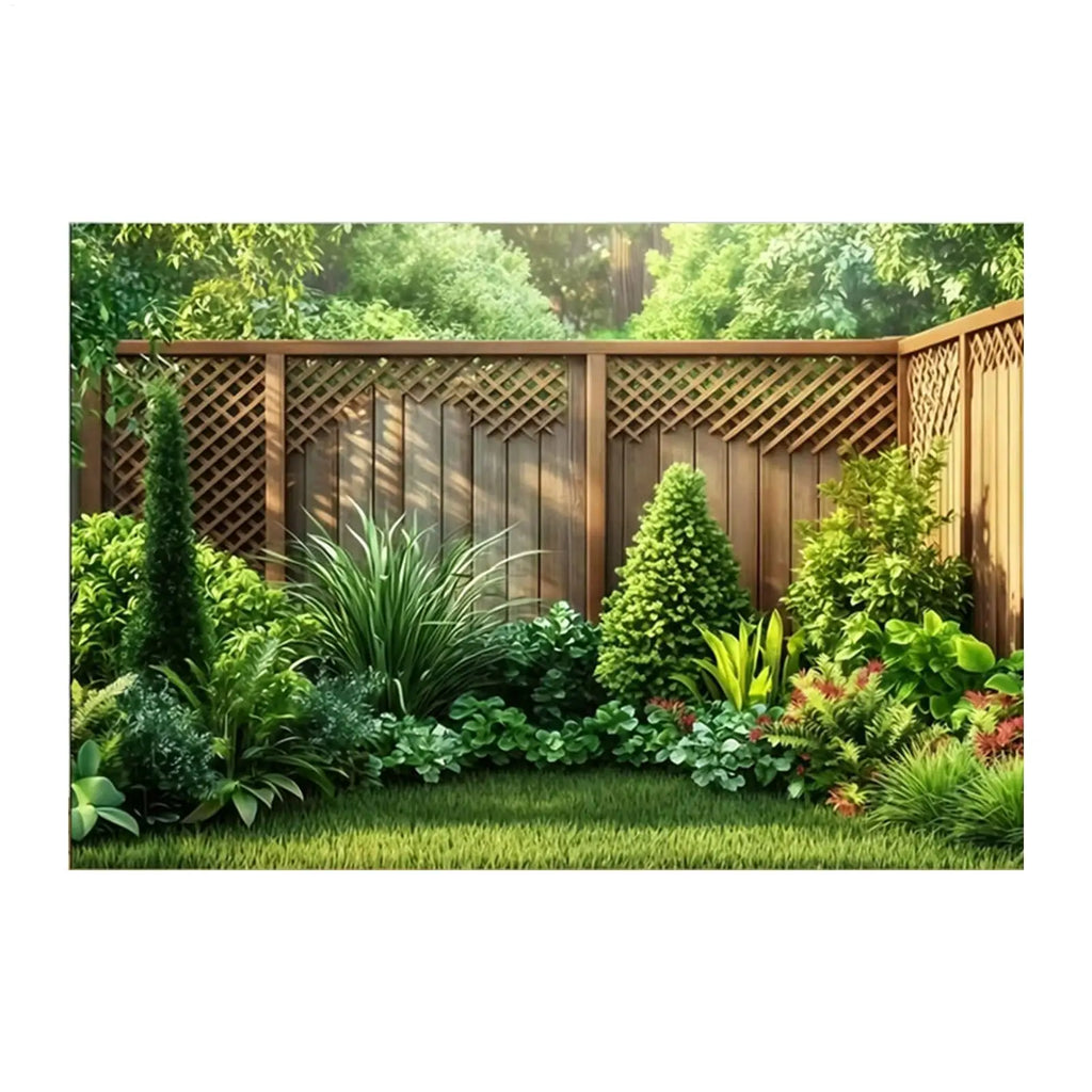 210x150cm Greenery Backdrop Outdoor Garden Photography Backdrop for Homeowners Gardeners Home Backyard Office Wedding Birthday Vue