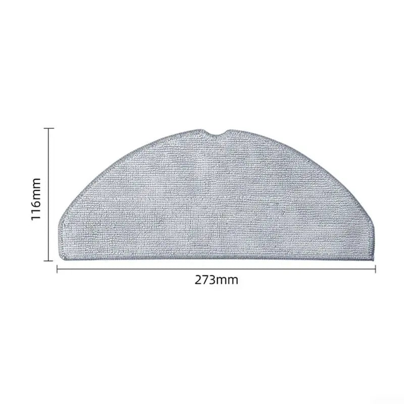 ABKW-For Lubluelu L20 Robot Vacuum Cleaner Mop Cloth Replacement - Compatible Part Accessories, 10-Pack Vue