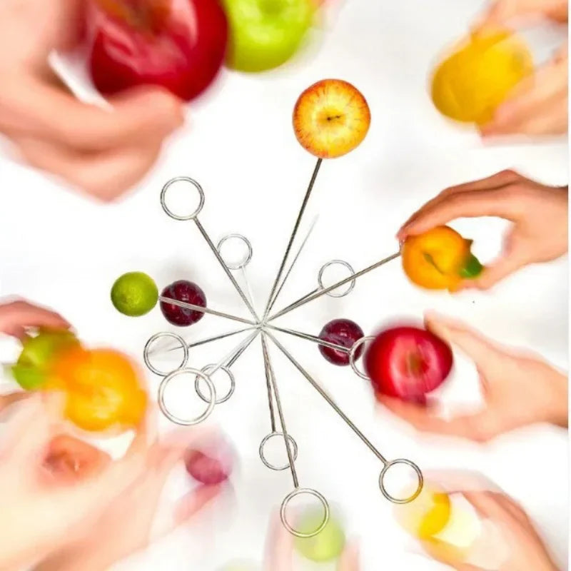 360° Floating Tiered Fruit Bowl Stand – Stainless Steel Tiered Fruit Stand Vue