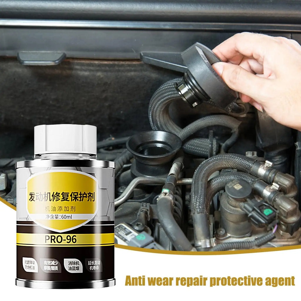 60ml Engine Oil Protectant Anti-Friction Engine Protection Agent, Reduce Wear & Tear, Improve Performance for Cars, Trucks, SUVs Vue 60ml