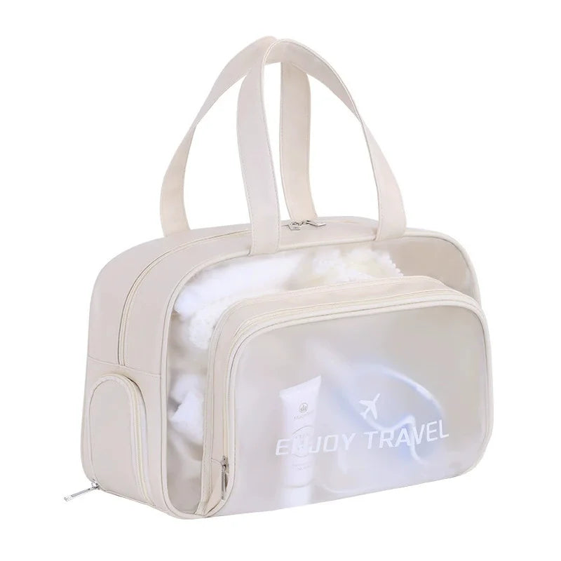 New Double-Layer Swimming Storage Bag Dry Wet Separation Travel Bag Waterproof Beach Bag Large Capacity Fitness Bag Vue