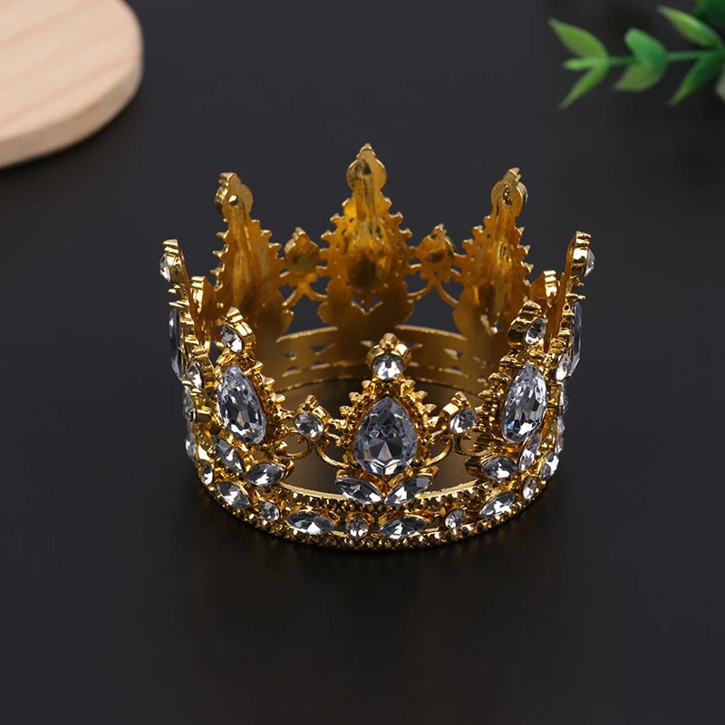1PCS Cotton Doll Retro Crown Headwear Korea Dolls Cotton Doll Crown For Baby Doll Dress Fashion Doll Accessories Vue A1