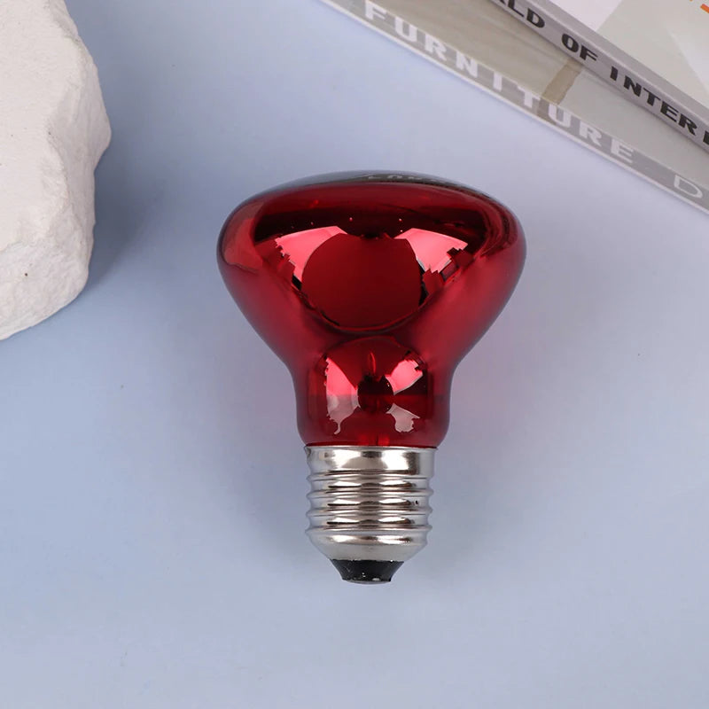 25/40/50/60/75/100W E27 UVA Poultry Bulb Infrared Night Light Day Poultry Heating Bulb For Plants Amphibians Reptile Pets Vue