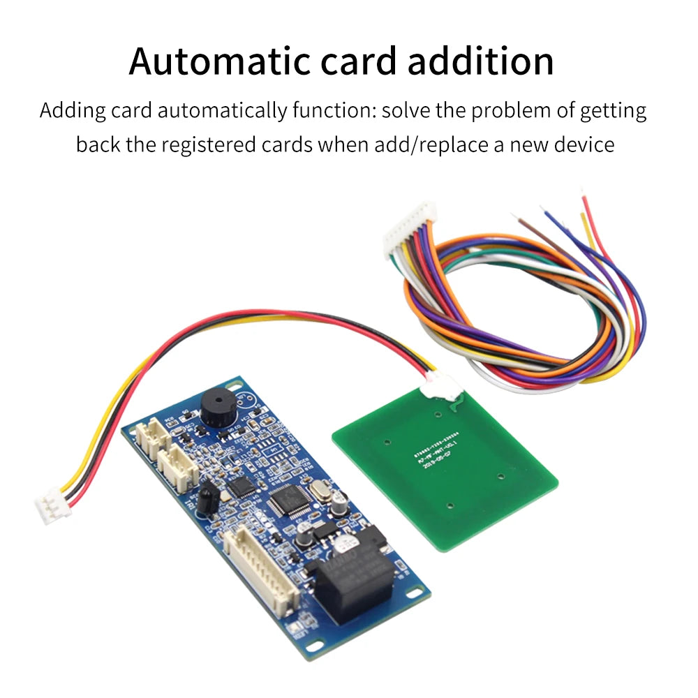 Embedded Access Controller Intercom Building Module DC 10-24V 13.56Mhz 125Khz RFID IC ID With Wg26 In out NO/NC/ COM interfaces Vue