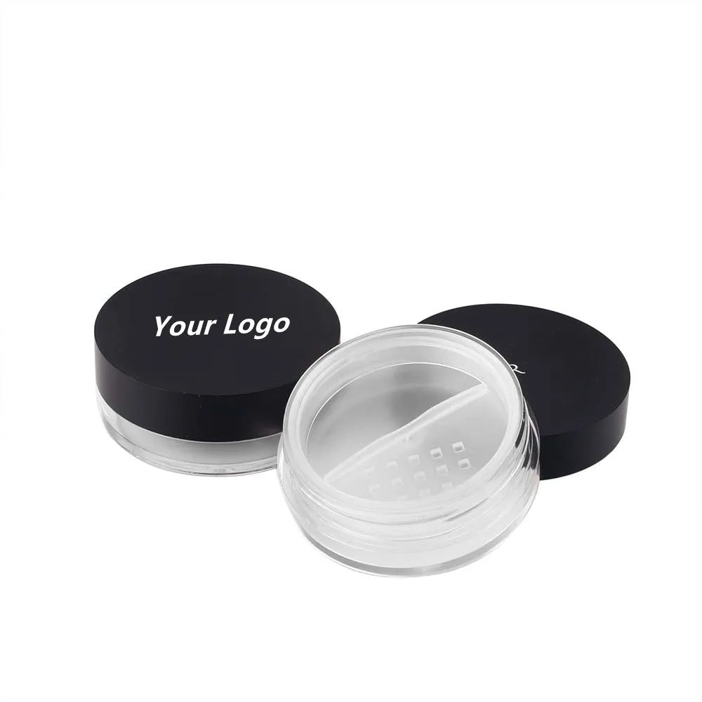 20g Makeup Powder Jar Empty Plastic Refillable Cosmetic Bottle Transparent Storage Container Travel Custom Logo 30pcs Wholesale Vue Default Title