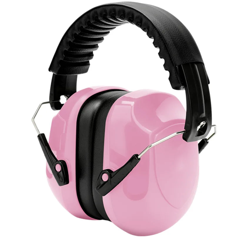 New Anti-Noise Adjustable Head Earmuffs SNR-34dB Ear Protector Ear Muff For Work Study Shooting Woodwork Hearing Protection Vue Pink