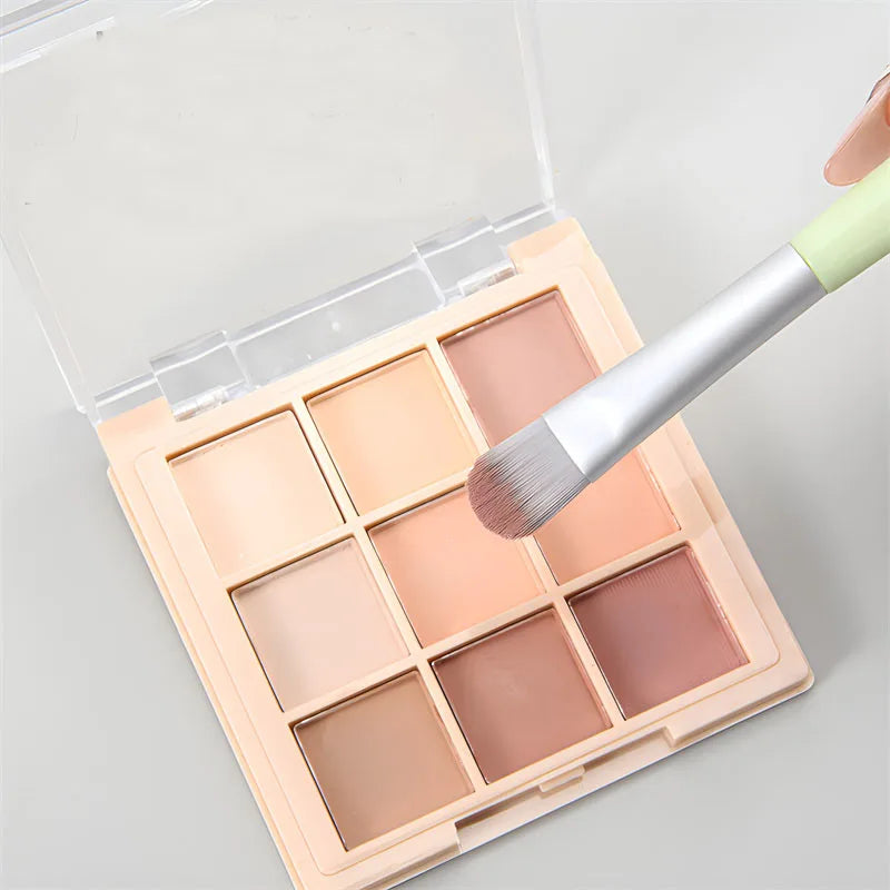 4Pcs Dual Ended Makeup Brushes Set Soft Synthetic Hair Contour Eyeshadow Brushes Travel Cosmetic Makeup Tools Face Cosmetics Vue