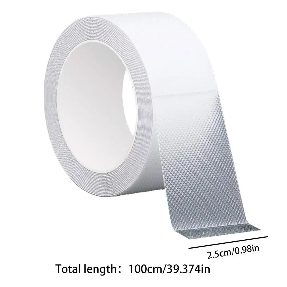 100cm Non Slip Tape Steps Anti-Slip Stair Grip Wear-Resistant Floor Non-Skid Strip for Home Bathroom Kitchen Balcony Staircase Vue 100x2.5cm