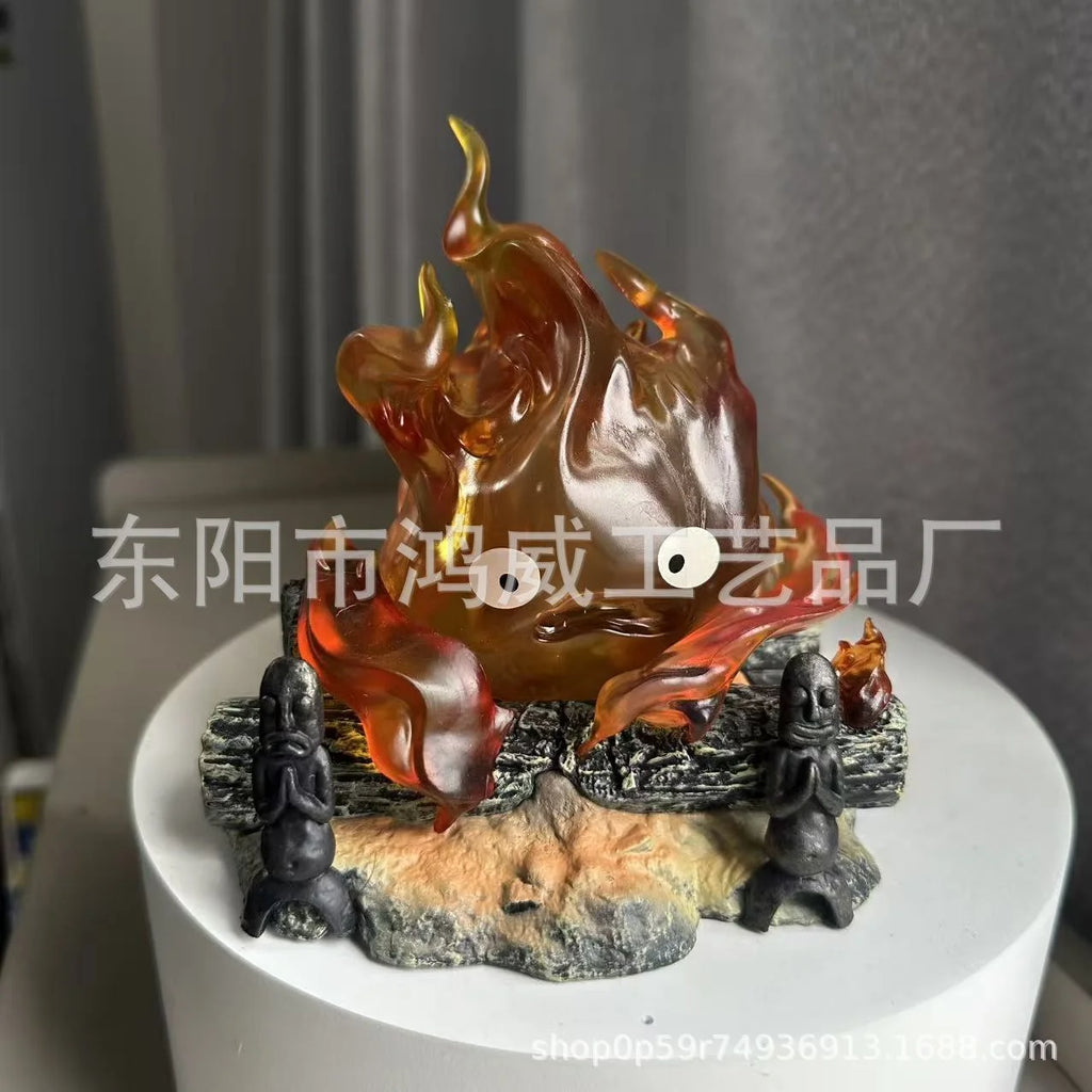 Calcifer Flame Figurine Resin Model For Collectors Teens Adults Home Desk Halloween Christmas Birthday Gift Vue A1