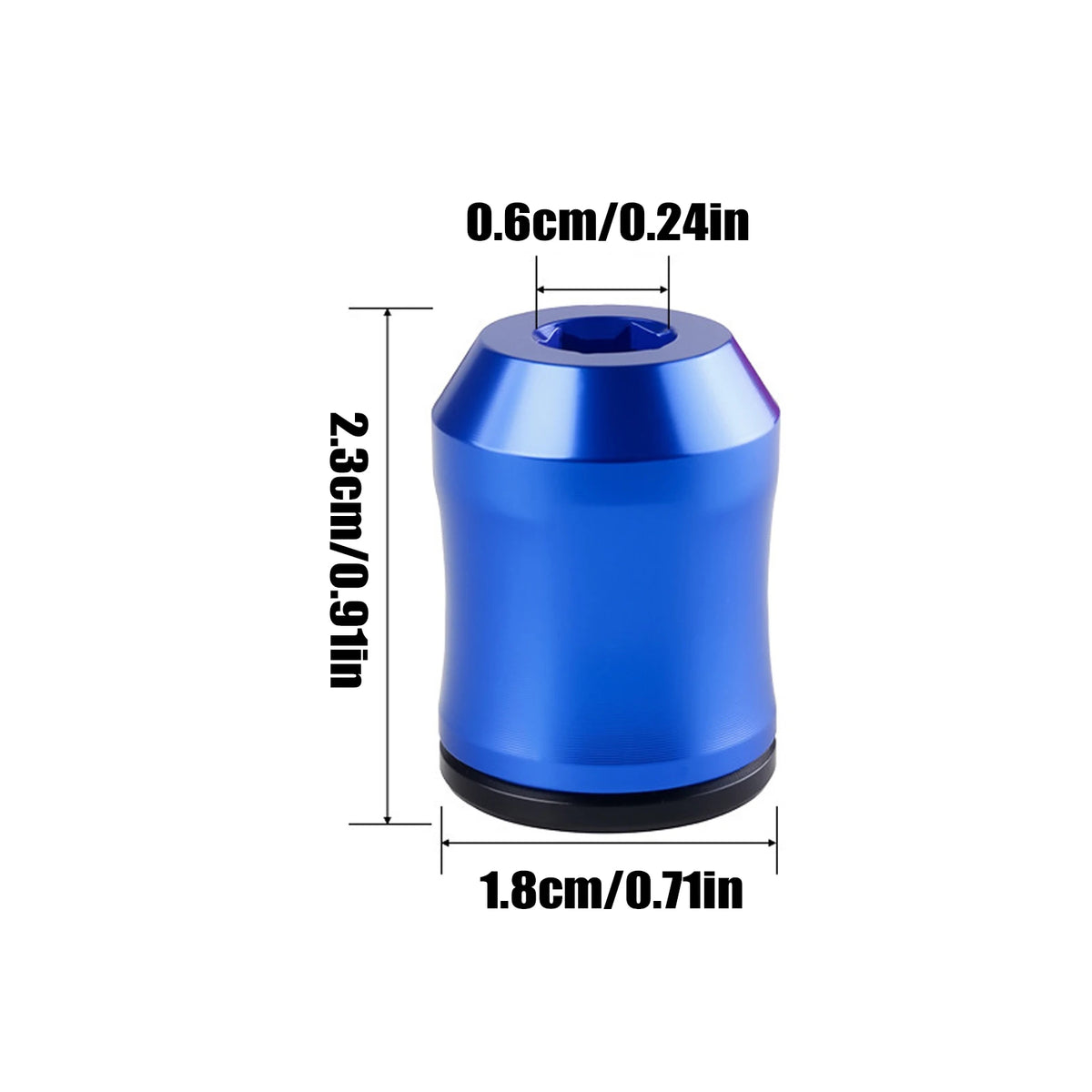 5-Pack Magnetic Screw Ring 1/4 In Hex Bit Holder for Power Tools Magnetic Bit Ring Vue