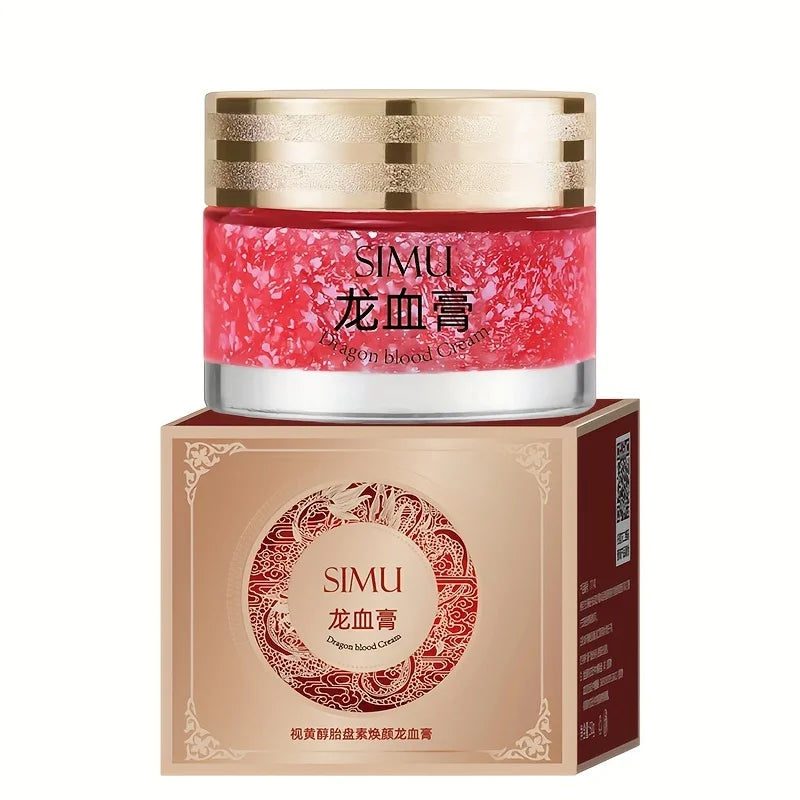 1 Bottle of Retinol Placenta Rejuvenating Dragon Blood Cream, for Delicate Skin, Makes Skin More Radiant, Moisturizes the Face, Valentine's Day Gift, Birthday Gift, Mother's Day Gift. Vue 1 50g