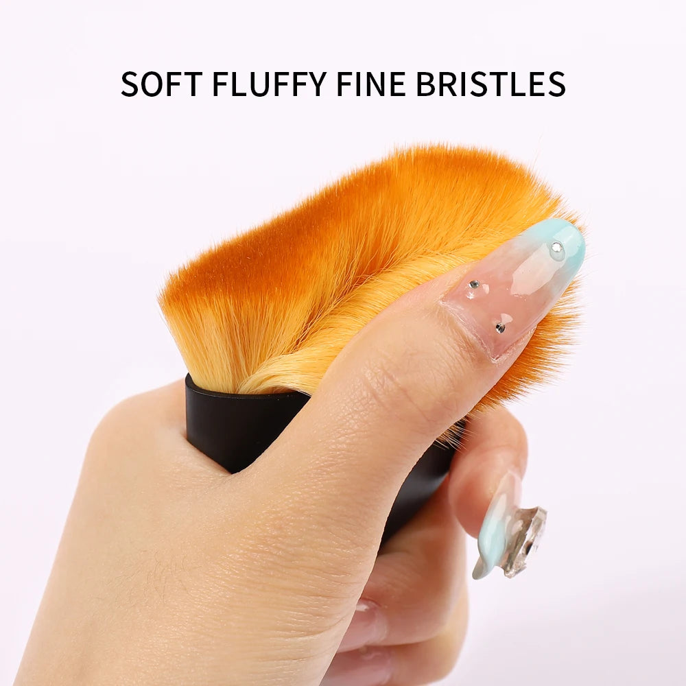 1Pcs Nail UV Tool Beauty Art Brush Polish Makeup Brushes Gel Powder Cleaning Remove Manicure Accessories Dust Brush Acrylic Vue